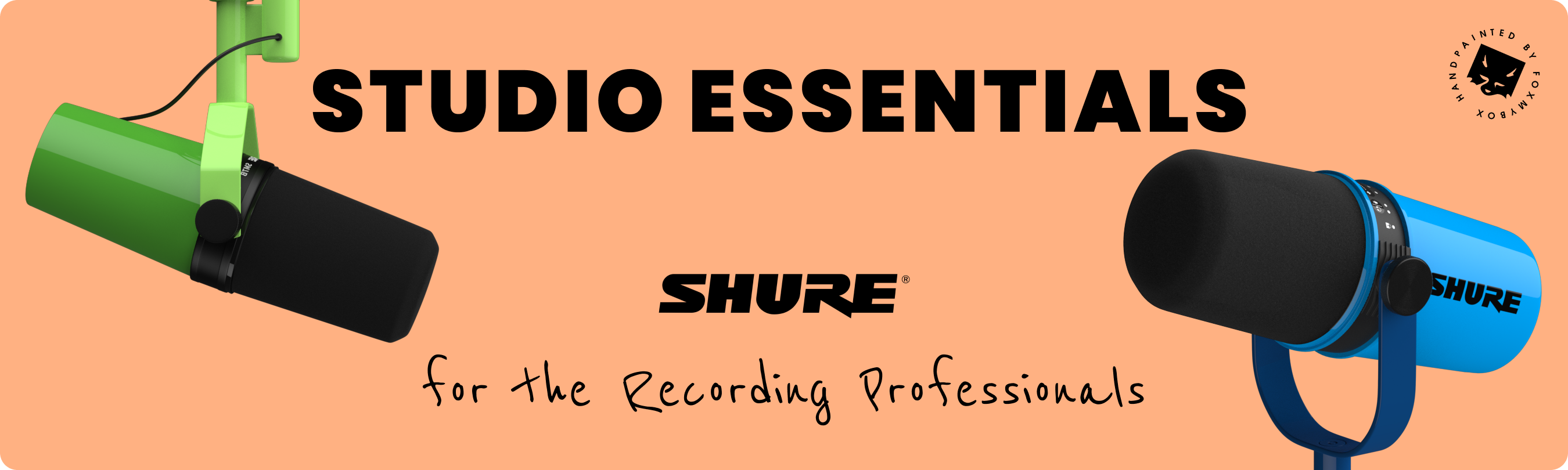 STUDIO ESSENTIALS: CUSTOM SHURE MICROPHONES FOR RECORDING PROFESSIONALS.